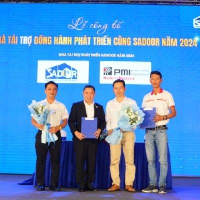 Lễ ký kết và công bố Công ty TNHH Sài Gòn Nhôm (PMI) là nhà tài trợ phát triển Hội Ngành Cửa TP.Hồ Chí Minh - SADOOR 2024